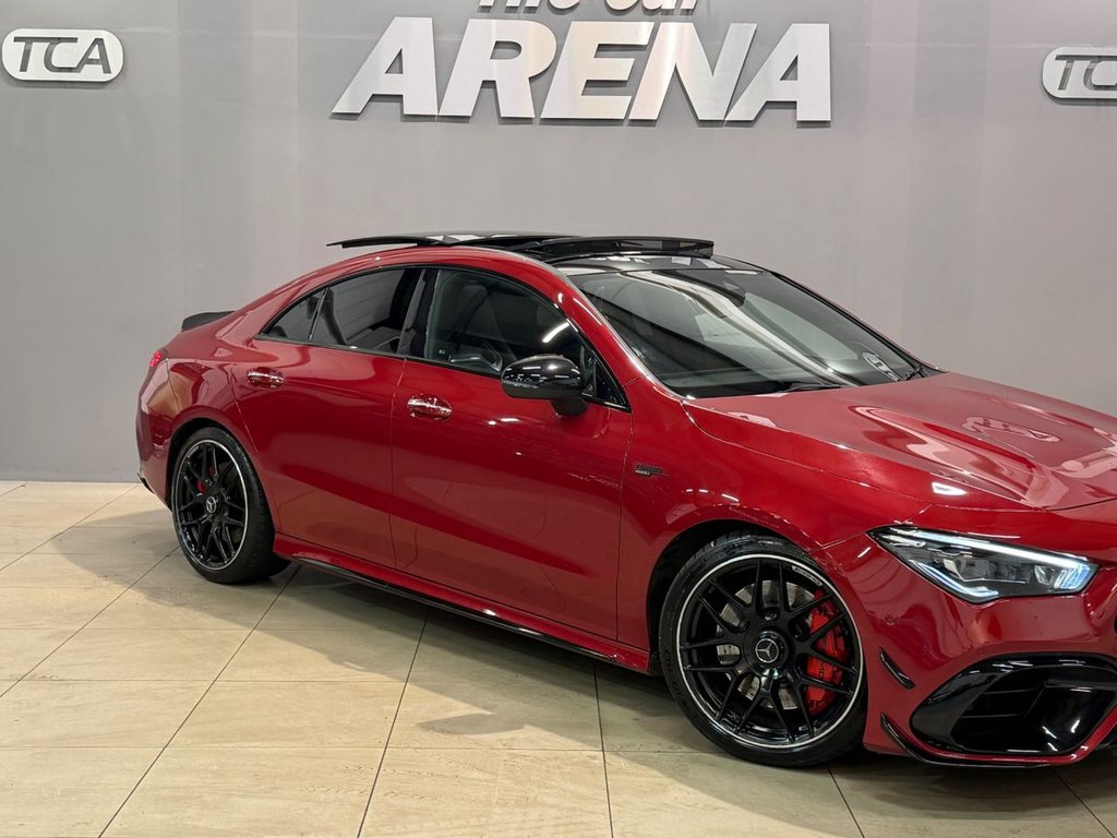 USED 2021 21 MERCEDES-BENZ CLA 2.0 CLA45 AMG S Plus Coupe 4dr Petrol 8G-DCT 4MATIC+ Euro 6 (s/s) (421 ps) 