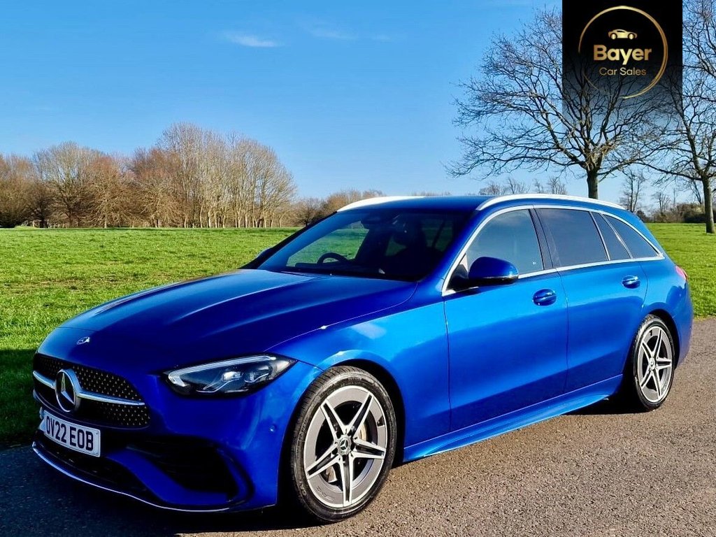 USED 2022 22 MERCEDES-BENZ C-CLASS 1.5 C200h MHEV AMG Line Estate 5dr Petrol Hybrid G-Tronic+ Euro 6 (s/s) (224 ps) FINANCE AVAILABLE