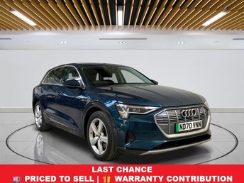 2021 AUDI E-TRON 50 Technik SUV 5dr Electric Auto quattro 71.2kWh (313 ps) &pound;16067.00