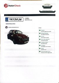 USED 2013 13 VAUXHALL ADAM 1.2 16v JAM Hatchback 3dr Petrol Manual Euro 5 (70 ps) This 2013 Vauxhall ADAM JAM is presented with a recent service completed on 16TH Marc 2026 at 94,296 miles, along with 2 new shock absorbers and a tie rod end and a new MOT ensuring it is ready for its next owner. This stylish JAM variant is equipped with a 1.2 litre petrol engine and comes with a 3 month warranty (OPTION TO UPGRADE )for your peace of mind.  Electronic Climate Control and Air Conditioning, perfect for any weather. Stay connected on the go with Bluetooth connectivity.