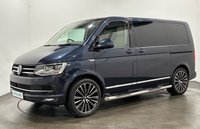 USED 2019 19 VOLKSWAGEN CARAVELLE 2.0 BiTDI BlueMotion Tech Executive MPV 5dr Diesel DSG Euro 6 (s/s) (204 ps) VW Caravelle hosting the rare desert beige nappa leather giving a very luxurious comfortable space 7 Seater with arm rests inc slide table, privacy glass, cruise control, VW App, usb ports,    20" multi spoke alloy wheels,
