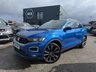 USED 2019 69 VOLKSWAGEN T-ROC 1.5 TSI GPF EVO R-Line SUV 5dr Petrol DSG Euro 6-2 OWNER CAR FINISHED IN RAVENNA BLUE WITH BLACK HALF LEATHER UPHOLSTERY-ELECTRIC FOLDING MIRRORS-BLUETOOTH-CRUISE CONTROL-APPLE CAR PLAY-PARKING SENSORS-DAB RADIO-HEATED SEATS-DUAL ZONE CLIMATE CONTROL 