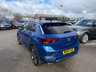USED 2019 69 VOLKSWAGEN T-ROC 1.5 TSI GPF EVO R-Line SUV 5dr Petrol DSG Euro 6-2 OWNER CAR FINISHED IN RAVENNA BLUE WITH BLACK HALF LEATHER UPHOLSTERY-ELECTRIC FOLDING MIRRORS-BLUETOOTH-CRUISE CONTROL-APPLE CAR PLAY-PARKING SENSORS-DAB RADIO-HEATED SEATS-DUAL ZONE CLIMATE CONTROL 