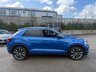USED 2019 69 VOLKSWAGEN T-ROC 1.5 TSI GPF EVO R-Line SUV 5dr Petrol DSG Euro 6-2 OWNER CAR FINISHED IN RAVENNA BLUE WITH BLACK HALF LEATHER UPHOLSTERY-ELECTRIC FOLDING MIRRORS-BLUETOOTH-CRUISE CONTROL-APPLE CAR PLAY-PARKING SENSORS-DAB RADIO-HEATED SEATS-DUAL ZONE CLIMATE CONTROL 