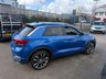 USED 2019 69 VOLKSWAGEN T-ROC 1.5 TSI GPF EVO R-Line SUV 5dr Petrol DSG Euro 6-2 OWNER CAR FINISHED IN RAVENNA BLUE WITH BLACK HALF LEATHER UPHOLSTERY-ELECTRIC FOLDING MIRRORS-BLUETOOTH-CRUISE CONTROL-APPLE CAR PLAY-PARKING SENSORS-DAB RADIO-HEATED SEATS-DUAL ZONE CLIMATE CONTROL 