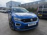USED 2019 69 VOLKSWAGEN T-ROC 1.5 TSI GPF EVO R-Line SUV 5dr Petrol DSG Euro 6-2 OWNER CAR FINISHED IN RAVENNA BLUE WITH BLACK HALF LEATHER UPHOLSTERY-ELECTRIC FOLDING MIRRORS-BLUETOOTH-CRUISE CONTROL-APPLE CAR PLAY-PARKING SENSORS-DAB RADIO-HEATED SEATS-DUAL ZONE CLIMATE CONTROL 