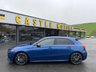 USED 2024 24 MERCEDES-BENZ A-CLASS 2.0 A35h MHEV AMG Touring Edition Hatchback 5dr Petrol Hybrid 7G-DCT 4MATIC Euro 6 (s/s) (320 ps) Spectral Blue Metallic, AMG Aerokit, one owner 9,000 miles