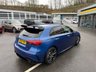 USED 2024 24 MERCEDES-BENZ A-CLASS 2.0 A35h MHEV AMG Touring Edition Hatchback 5dr Petrol Hybrid 7G-DCT 4MATIC Euro 6 (s/s) (320 ps) Spectral Blue Metallic, AMG Aerokit, one owner 9,000 miles