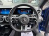 USED 2024 24 MERCEDES-BENZ A-CLASS 2.0 A35h MHEV AMG Touring Edition Hatchback 5dr Petrol Hybrid 7G-DCT 4MATIC Euro 6 (s/s) (320 ps) Spectral Blue Metallic, AMG Aerokit, one owner 9,000 miles