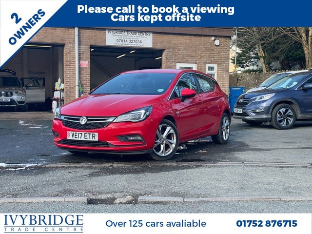 2017 VAUXHALL ASTRA 1.0i Turbo ecoFLEX SRi Nav Hatchback 5dr Petrol Manual Euro 6 (s/s) (105 ps)