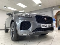 USED 2020 20 JAGUAR E-PACE 2.0 P200 Chequered Flag SUV 5dr Petrol Auto AWD Euro 6 (s/s) (200 ps) CORRIS GREY / AUTOMATIC / REVERSING CAMERA / ELETRIC TAILGATE / HEATED WINDSCREEN / HEATED SEATS / TOUCHSCREEN APPLE CARPLAY & ANDROID AUTO / PANORAMIC ROOF