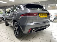 USED 2020 20 JAGUAR E-PACE 2.0 P200 Chequered Flag SUV 5dr Petrol Auto AWD Euro 6 (s/s) (200 ps) CORRIS GREY / AUTOMATIC / REVERSING CAMERA / ELETRIC TAILGATE / HEATED WINDSCREEN / HEATED SEATS / TOUCHSCREEN APPLE CARPLAY & ANDROID AUTO / PANORAMIC ROOF