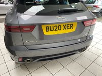 USED 2020 20 JAGUAR E-PACE 2.0 P200 Chequered Flag SUV 5dr Petrol Auto AWD Euro 6 (s/s) (200 ps) CORRIS GREY / AUTOMATIC / REVERSING CAMERA / ELETRIC TAILGATE / HEATED WINDSCREEN / HEATED SEATS / TOUCHSCREEN APPLE CARPLAY & ANDROID AUTO / PANORAMIC ROOF