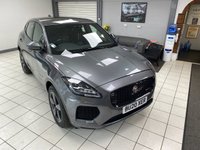 USED 2020 20 JAGUAR E-PACE 2.0 P200 Chequered Flag SUV 5dr Petrol Auto AWD Euro 6 (s/s) (200 ps) CORRIS GREY / AUTOMATIC / REVERSING CAMERA / ELETRIC TAILGATE / HEATED WINDSCREEN / HEATED SEATS / TOUCHSCREEN APPLE CARPLAY & ANDROID AUTO / PANORAMIC ROOF