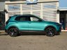 USED 2021 21 VOLKSWAGEN T-CROSS 1.0 TSI SE SUV 5dr Petrol Manual Euro 6 (s/s) (110 ps) Finished in MAKENA TOURQUISE MET, with Part Leather GREY TRIM. This T-Cross is a very pleasant and easy car to drive. It feels light and nimble around town, and the good visibility makes it a doddle to park. Features include, Apple Play Sat Nav, DAB Radio, B/Tooth, Alloys, Cruise Control, Power Folding Door Mirrors and much more. Dealer serviced at 6106 miles, 16394 miles and at 21982 miles, 28970 miles and on arrival at 31534 miles.