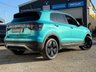 USED 2021 21 VOLKSWAGEN T-CROSS 1.0 TSI SE SUV 5dr Petrol Manual Euro 6 (s/s) (110 ps) Finished in MAKENA TOURQUISE MET, with Part Leather GREY TRIM. This T-Cross is a very pleasant and easy car to drive. It feels light and nimble around town, and the good visibility makes it a doddle to park. Features include, Apple Play Sat Nav, DAB Radio, B/Tooth, Alloys, Cruise Control, Power Folding Door Mirrors and much more. Dealer serviced at 6106 miles, 16394 miles and at 21982 miles, 28970 miles and on arrival at 31534 miles.