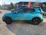 USED 2021 21 VOLKSWAGEN T-CROSS 1.0 TSI SE SUV 5dr Petrol Manual Euro 6 (s/s) (110 ps) Finished in MAKENA TOURQUISE MET, with Part Leather GREY TRIM. This T-Cross is a very pleasant and easy car to drive. It feels light and nimble around town, and the good visibility makes it a doddle to park. Features include, Apple Play Sat Nav, DAB Radio, B/Tooth, Alloys, Cruise Control, Power Folding Door Mirrors and much more. Dealer serviced at 6106 miles, 16394 miles and at 21982 miles, 28970 miles and on arrival at 31534 miles.