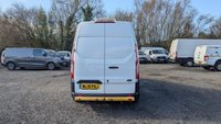 USED 2019 19 FORD TRANSIT CUSTOM L2 H2 LEADER 340 TDCI 130 PS LWB High Roof With Air Conditioning, Electric Windows, Racked Ready for work, Parking Sensors, Security Locks, Bulkhead in great condition . 1 Owner from New - 2 Keys - 6 Service Stamps in the book (Last Serviced @ 90,567 miles) . Presenting a superb example of a hard-working and well-maintained light commercial vehicle, this Ford Custom L2 H2 Leader 340 TDCI is ready to roll. Finished in a clean and professional white, this L2 H2 high roof variant offers the ideal combination of spacious cargo volume and urban-friendly dimensions.  Under the bonnet sits the reliable and punchy 130 PS Duratorq diesel engine, providing ample power for motorway miles and fully laden loads. This is a one-owner-from-new vehicle, which speaks volumes about its careful history. It comes complete with both original keys and a comprehensive service book stamped six times, with the most recent service completed at 90,567 miles, ensuring it is ready for the next chapter of its working life.  Step inside to find a practical and comfortable cabin equipped with air conditioning for year-round comfort and electric front windows for convenience. The interior also features a heavy-duty bulkhead, providing crucial protection for the driver and separation from the load area.  The van is immediately work-ready, with the cargo bay already professionally racked out to keep tools and equipment organised and secure. Manoeuvring and parking in tight spots is made significantly easier thanks to the inclusion of rear parking sensors. Added security is provided by fitted security locks, offering peace of mind when the van is left unattended.  This Ford Custom is presented in great condition throughout, reflecting its single-owner history and regular maintenance. It represents a fantastic opportunity for any tradesperson or business looking for a dependable, well-specced, and ready-to-go workhorse. 