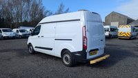 USED 2019 19 FORD TRANSIT CUSTOM L2 H2 LEADER 340 TDCI 130 PS LWB High Roof With Air Conditioning, Electric Windows, Racked Ready for work, Parking Sensors, Security Locks, Bulkhead in great condition . 1 Owner from New - 2 Keys - 6 Service Stamps in the book (Last Serviced @ 90,567 miles) . Presenting a superb example of a hard-working and well-maintained light commercial vehicle, this Ford Custom L2 H2 Leader 340 TDCI is ready to roll. Finished in a clean and professional white, this L2 H2 high roof variant offers the ideal combination of spacious cargo volume and urban-friendly dimensions.  Under the bonnet sits the reliable and punchy 130 PS Duratorq diesel engine, providing ample power for motorway miles and fully laden loads. This is a one-owner-from-new vehicle, which speaks volumes about its careful history. It comes complete with both original keys and a comprehensive service book stamped six times, with the most recent service completed at 90,567 miles, ensuring it is ready for the next chapter of its working life.  Step inside to find a practical and comfortable cabin equipped with air conditioning for year-round comfort and electric front windows for convenience. The interior also features a heavy-duty bulkhead, providing crucial protection for the driver and separation from the load area.  The van is immediately work-ready, with the cargo bay already professionally racked out to keep tools and equipment organised and secure. Manoeuvring and parking in tight spots is made significantly easier thanks to the inclusion of rear parking sensors. Added security is provided by fitted security locks, offering peace of mind when the van is left unattended.  This Ford Custom is presented in great condition throughout, reflecting its single-owner history and regular maintenance. It represents a fantastic opportunity for any tradesperson or business looking for a dependable, well-specced, and ready-to-go workhorse. 