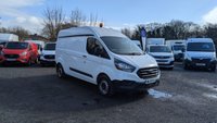 USED 2019 19 FORD TRANSIT CUSTOM L2 H2 LEADER 340 TDCI 130 PS LWB High Roof With Air Conditioning, Electric Windows, Racked Ready for work, Parking Sensors, Security Locks, Bulkhead in great condition . 1 Owner from New - 2 Keys - 6 Service Stamps in the book (Last Serviced @ 90,567 miles) . Presenting a superb example of a hard-working and well-maintained light commercial vehicle, this Ford Custom L2 H2 Leader 340 TDCI is ready to roll. Finished in a clean and professional white, this L2 H2 high roof variant offers the ideal combination of spacious cargo volume and urban-friendly dimensions.  Under the bonnet sits the reliable and punchy 130 PS Duratorq diesel engine, providing ample power for motorway miles and fully laden loads. This is a one-owner-from-new vehicle, which speaks volumes about its careful history. It comes complete with both original keys and a comprehensive service book stamped six times, with the most recent service completed at 90,567 miles, ensuring it is ready for the next chapter of its working life.  Step inside to find a practical and comfortable cabin equipped with air conditioning for year-round comfort and electric front windows for convenience. The interior also features a heavy-duty bulkhead, providing crucial protection for the driver and separation from the load area.  The van is immediately work-ready, with the cargo bay already professionally racked out to keep tools and equipment organised and secure. Manoeuvring and parking in tight spots is made significantly easier thanks to the inclusion of rear parking sensors. Added security is provided by fitted security locks, offering peace of mind when the van is left unattended.  This Ford Custom is presented in great condition throughout, reflecting its single-owner history and regular maintenance. It represents a fantastic opportunity for any tradesperson or business looking for a dependable, well-specced, and ready-to-go workhorse. 