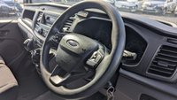 USED 2019 19 FORD TRANSIT CUSTOM L2 H2 LEADER 340 TDCI 130 PS LWB High Roof With Air Conditioning, Electric Windows, Racked Ready for work, Parking Sensors, Security Locks, Bulkhead in great condition . 1 Owner from New - 2 Keys - 6 Service Stamps in the book (Last Serviced @ 90,567 miles) . Presenting a superb example of a hard-working and well-maintained light commercial vehicle, this Ford Custom L2 H2 Leader 340 TDCI is ready to roll. Finished in a clean and professional white, this L2 H2 high roof variant offers the ideal combination of spacious cargo volume and urban-friendly dimensions.  Under the bonnet sits the reliable and punchy 130 PS Duratorq diesel engine, providing ample power for motorway miles and fully laden loads. This is a one-owner-from-new vehicle, which speaks volumes about its careful history. It comes complete with both original keys and a comprehensive service book stamped six times, with the most recent service completed at 90,567 miles, ensuring it is ready for the next chapter of its working life.  Step inside to find a practical and comfortable cabin equipped with air conditioning for year-round comfort and electric front windows for convenience. The interior also features a heavy-duty bulkhead, providing crucial protection for the driver and separation from the load area.  The van is immediately work-ready, with the cargo bay already professionally racked out to keep tools and equipment organised and secure. Manoeuvring and parking in tight spots is made significantly easier thanks to the inclusion of rear parking sensors. Added security is provided by fitted security locks, offering peace of mind when the van is left unattended.  This Ford Custom is presented in great condition throughout, reflecting its single-owner history and regular maintenance. It represents a fantastic opportunity for any tradesperson or business looking for a dependable, well-specced, and ready-to-go workhorse. 