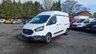 USED 2019 19 FORD TRANSIT CUSTOM L2 H2 LEADER 340 TDCI 130 PS LWB High Roof With Air Conditioning, Electric Windows, Racked Ready for work, Parking Sensors, Security Locks, Bulkhead in great condition . 1 Owner from New - 2 Keys - 6 Service Stamps in the book (Last Serviced @ 90,567 miles) . Presenting a superb example of a hard-working and well-maintained light commercial vehicle, this Ford Custom L2 H2 Leader 340 TDCI is ready to roll. Finished in a clean and professional white, this L2 H2 high roof variant offers the ideal combination of spacious cargo volume and urban-friendly dimensions.  Under the bonnet sits the reliable and punchy 130 PS Duratorq diesel engine, providing ample power for motorway miles and fully laden loads. This is a one-owner-from-new vehicle, which speaks volumes about its careful history. It comes complete with both original keys and a comprehensive service book stamped six times, with the most recent service completed at 90,567 miles, ensuring it is ready for the next chapter of its working life.  Step inside to find a practical and comfortable cabin equipped with air conditioning for year-round comfort and electric front windows for convenience. The interior also features a heavy-duty bulkhead, providing crucial protection for the driver and separation from the load area.  The van is immediately work-ready, with the cargo bay already professionally racked out to keep tools and equipment organised and secure. Manoeuvring and parking in tight spots is made significantly easier thanks to the inclusion of rear parking sensors. Added security is provided by fitted security locks, offering peace of mind when the van is left unattended.  This Ford Custom is presented in great condition throughout, reflecting its single-owner history and regular maintenance. It represents a fantastic opportunity for any tradesperson or business looking for a dependable, well-specced, and ready-to-go workhorse. 