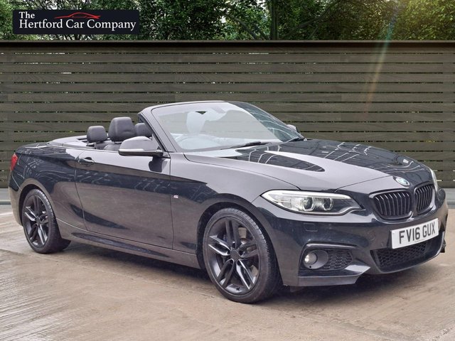 2016 16 BMW 2 Series 2.0 220d M Sport Convertible 2dr Diesel Auto Euro 6 (s/s) (190 ps)
