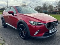 USED 2017 17 MAZDA CX-3 2.0 SKYACTIV-G Sport Nav SUV 5dr Petrol Manual Euro 6 (s/s) (121 ps) 2 Keys -F/S/H - Mega Spec -LEZ