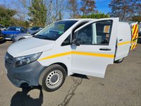 USED 2022 71 MERCEDES-BENZ VITO White 2.0 116 CDI Progressive Euro 6 panel van, 69,700 miles, ULEZ compliant, Automatic, Bluetooth, Mobile Repair Unit Reverse camera. Plus VAT @ 20%! This 2022 Mercedes Benz Vito 116 CDI Progressive with a Mobile reapir unit is a standout example, boasting a full service history with its last service completed on 25th April 2025 at 61158 miles, and it has had only one owner from new. This L3 XLWB model features a powerful 2.0 litre diesel engine delivering 161 bhp, meeting Euro 6 emission standards. For your peace of mind, it comes with a 3 month warranty and a 12 month MOT will be provided upon purchase, ensuring its roadworthiness.  With an