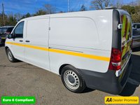 USED 2022 71 MERCEDES-BENZ VITO White 2.0 116 CDI Progressive Euro 6 panel van, 69,700 miles, ULEZ compliant, Automatic, Bluetooth, Mobile Repair Unit Reverse camera. Plus VAT @ 20%! This 2022 Mercedes Benz Vito 116 CDI Progressive with a Mobile reapir unit is a standout example, boasting a full service history with its last service completed on 25th April 2025 at 61158 miles, and it has had only one owner from new. This L3 XLWB model features a powerful 2.0 litre diesel engine delivering 161 bhp, meeting Euro 6 emission standards. For your peace of mind, it comes with a 3 month warranty and a 12 month MOT will be provided upon purchase, ensuring its roadworthiness.  With an