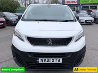 USED 2021 21 PEUGEOT EXPERT White 2.0 BlueHDi Euro 6 panel, 49,960 miles, ULEZ compliant, 6-speed manual, Air Conditioning, Bluetooth, Cruise, DAB, Rear sensors. Plus VAT @ 20%! This 2021 Peugeot Expert boasts exceptionally low mileage for its age, having covered just 49,960 miles, and has been owned by only one careful keeper. This 2.0 BlueHDi 1400 Professional Standard Panel Van MWB Euro 6 (s/s) 6dr is a Euro 6 compliant diesel model, offering a robust 2.0 litre engine. It comes with a full service history, with its last service completed on 30th May 2025 at 42,927 miles. For your peace of mind, a 12 month MOT will be provided on purchase, and the vehicle includes a 3