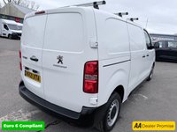 USED 2021 21 PEUGEOT EXPERT White 2.0 BlueHDi Euro 6 panel, 49,960 miles, ULEZ compliant, 6-speed manual, Air Conditioning, Bluetooth, Cruise, DAB, Rear sensors. Plus VAT @ 20%! This 2021 Peugeot Expert boasts exceptionally low mileage for its age, having covered just 49,960 miles, and has been owned by only one careful keeper. This 2.0 BlueHDi 1400 Professional Standard Panel Van MWB Euro 6 (s/s) 6dr is a Euro 6 compliant diesel model, offering a robust 2.0 litre engine. It comes with a full service history, with its last service completed on 30th May 2025 at 42,927 miles. For your peace of mind, a 12 month MOT will be provided on purchase, and the vehicle includes a 3