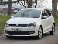 USED 2012 12 VOLKSWAGEN POLO 1.4 Match Hatchback 5dr Petrol Manual Euro 5 (85 ps) 