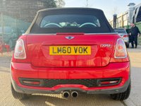 USED 2011 60 MINI CONVERTIBLE 1.6 Cooper S Steptronic Euro 5 2dr GREAT MILEAGE GREAT SPEC
