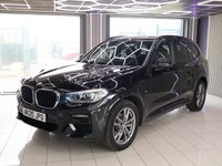 USED 2020 20 BMW X3 2.0 20d M Sport SUV 5dr Diesel Auto xDrive Euro 6 (s/s) (190 ps) AWARD WINNING DEALERSHIP