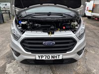 USED 2021 70 FORD TRANSIT CUSTOM 2.0 320 EcoBlue Trend Panel Van 5dr Diesel Manual L1 H2 Euro 6 (s/s) (130 ps) ICE PACK INTERNAL RACKING SECURITY LOCKS 1 OWNER 66K FSH FREE WTY NEW MOT