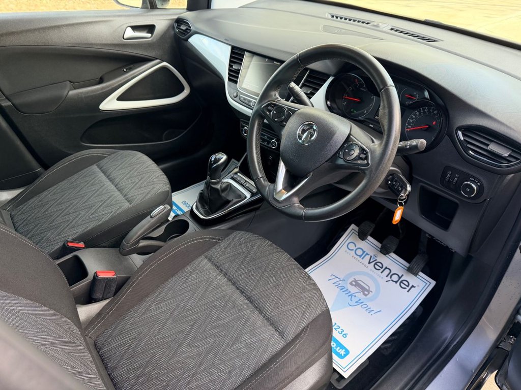 USED 2020 70 VAUXHALL CROSSLAND X 1.2 SRi Nav SUV 5dr Petrol Manual Euro 6 (s/s) (83 ps) 1 Owner|4 Services|CRS|SatNaV|Apple CarPlay/Android Auto|