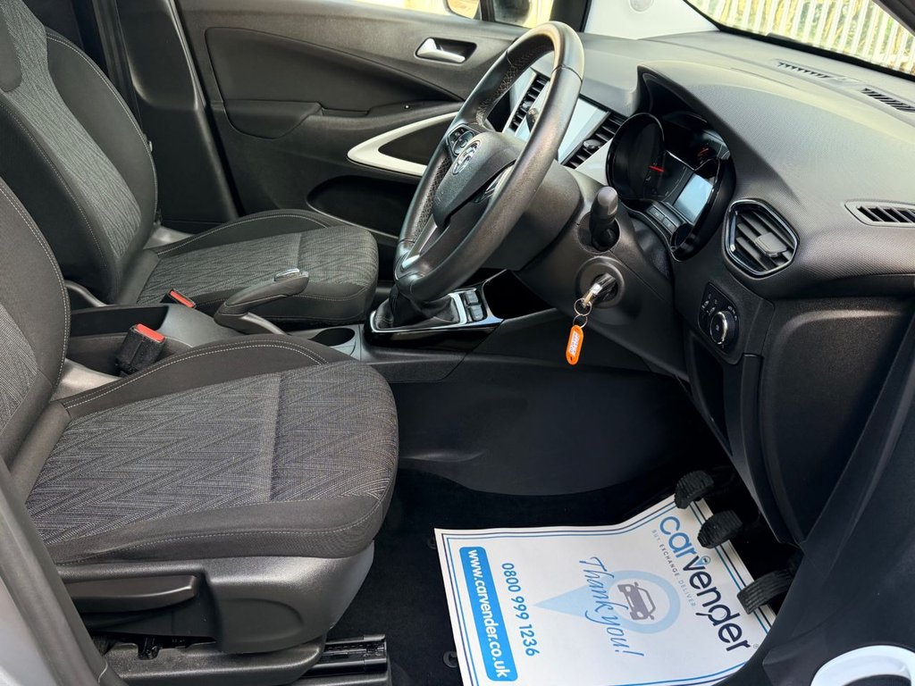 USED 2020 70 VAUXHALL CROSSLAND X 1.2 SRi Nav SUV 5dr Petrol Manual Euro 6 (s/s) (83 ps) 1 Owner|4 Services|CRS|SatNaV|Apple CarPlay/Android Auto|