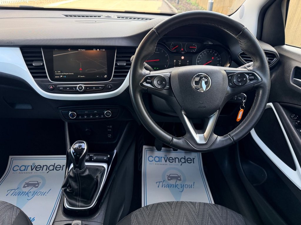 USED 2020 70 VAUXHALL CROSSLAND X 1.2 SRi Nav SUV 5dr Petrol Manual Euro 6 (s/s) (83 ps) 1 Owner|4 Services|CRS|SatNaV|Apple CarPlay/Android Auto|