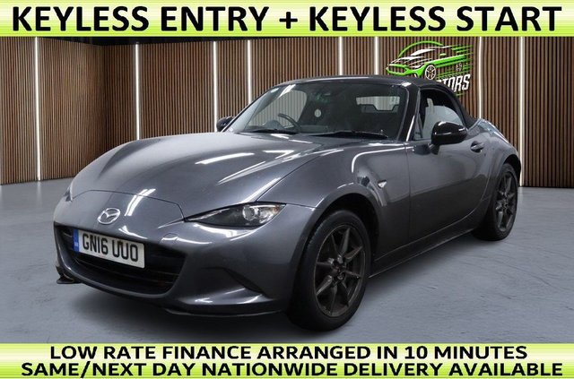 2016 MAZDA MX 5 1.5 SKYACTIV G SPORT NAV CONVERTIBLE 2DR PETROL MANUAL EURO 6 131... photo