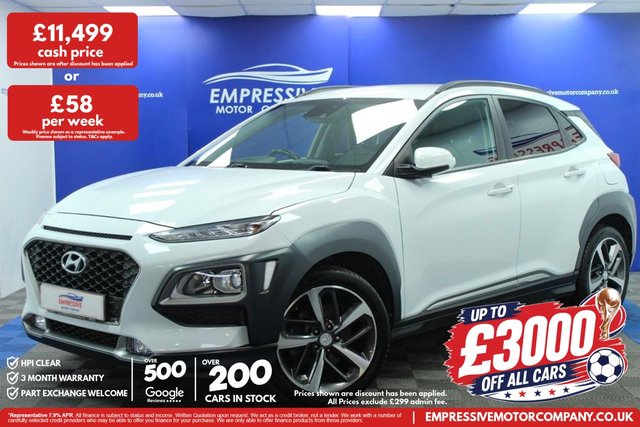 View our Hyundai Kona 1.0 T-GDi Premium SE SUV 5dr Petrol Manual Euro 6 (s/s) (120 ps)