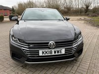 USED 2018 18 VOLKSWAGEN ARTEON 2.0 TDI R-Line Fastback 5dr Diesel DSG 4Motion Euro 6 (s/s) (190 ps) HEATED LEATHER SEATS, 1 F/KEEPER