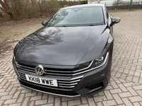 USED 2018 18 VOLKSWAGEN ARTEON 2.0 TDI R-Line Fastback 5dr Diesel DSG 4Motion Euro 6 (s/s) (190 ps) HEATED LEATHER SEATS, 1 F/KEEPER