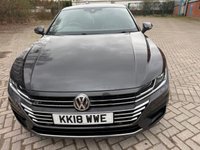 USED 2018 18 VOLKSWAGEN ARTEON 2.0 TDI R-Line Fastback 5dr Diesel DSG 4Motion Euro 6 (s/s) (190 ps) HEATED LEATHER SEATS, 1 F/KEEPER
