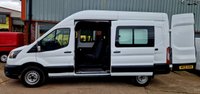 USED 2021 21 FORD TRANSIT 2.0 350 EcoBlue Leader Crew Van Double Cab 6dr Diesel Manual RWD L3 H3 Euro 6 (s/s) (130 ps) AIR CON, CREW CAB, LWB, HIGH ROOF