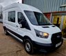 USED 2021 21 FORD TRANSIT 2.0 350 EcoBlue Leader Crew Van Double Cab 6dr Diesel Manual RWD L3 H3 Euro 6 (s/s) (130 ps) AIR CON, CREW CAB, LWB, HIGH ROOF
