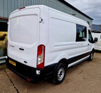 USED 2022 22 FORD TRANSIT 2.0 350 EcoBlue Leader Crew Van Double Cab 6dr Diesel Manual RWD L3 H2 Euro 6 (s/s) (130 ps) AIR CON, CREW CAB, LWB