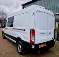 USED 2022 22 FORD TRANSIT 2.0 350 EcoBlue Leader Crew Van Double Cab 6dr Diesel Manual RWD L3 H2 Euro 6 (s/s) (130 ps) AIR CON, CREW CAB, LWB