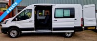 USED 2022 22 FORD TRANSIT 2.0 350 EcoBlue Leader Crew Van Double Cab 6dr Diesel Manual RWD L3 H2 Euro 6 (s/s) (130 ps) AIR CON, CREW CAB, LWB