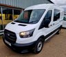 USED 2022 22 FORD TRANSIT 2.0 350 EcoBlue Leader Crew Van Double Cab 6dr Diesel Manual RWD L3 H2 Euro 6 (s/s) (130 ps) AIR CON, CREW CAB, LWB